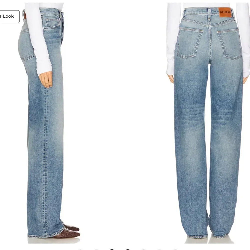 NWOT GRLFRND Brooklyn High Rise Straight Jeans size 28 - Picture 2 of 5